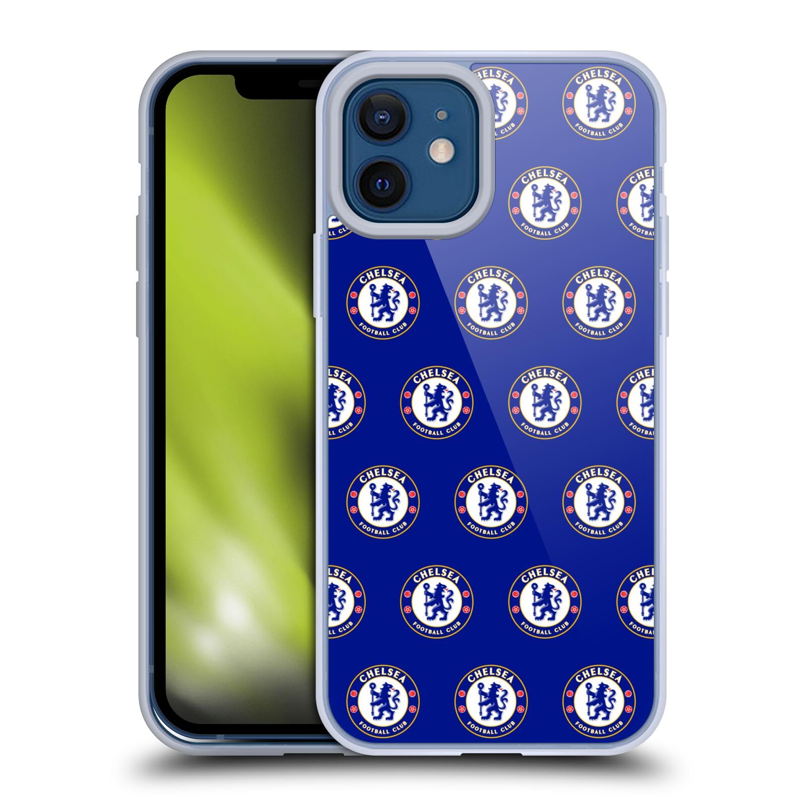 Official Chelsea FC Licensed iPhone 12/12 Pro Soft Gel Case - Premium Football Club Crest Design for Protection & Style | Perfect for Fans, Match Days & Everyday Use