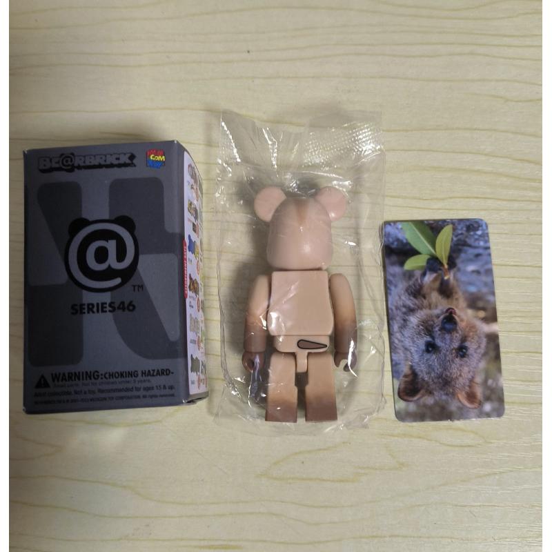 Bearbrick Series 46 Secret Quakka Wallaby 100% Collectible Figure - Limited Edition Vinyl Art Toy for Display & Collection, Perfect for Home Decor, Office Display, and Gift for Anime Fans