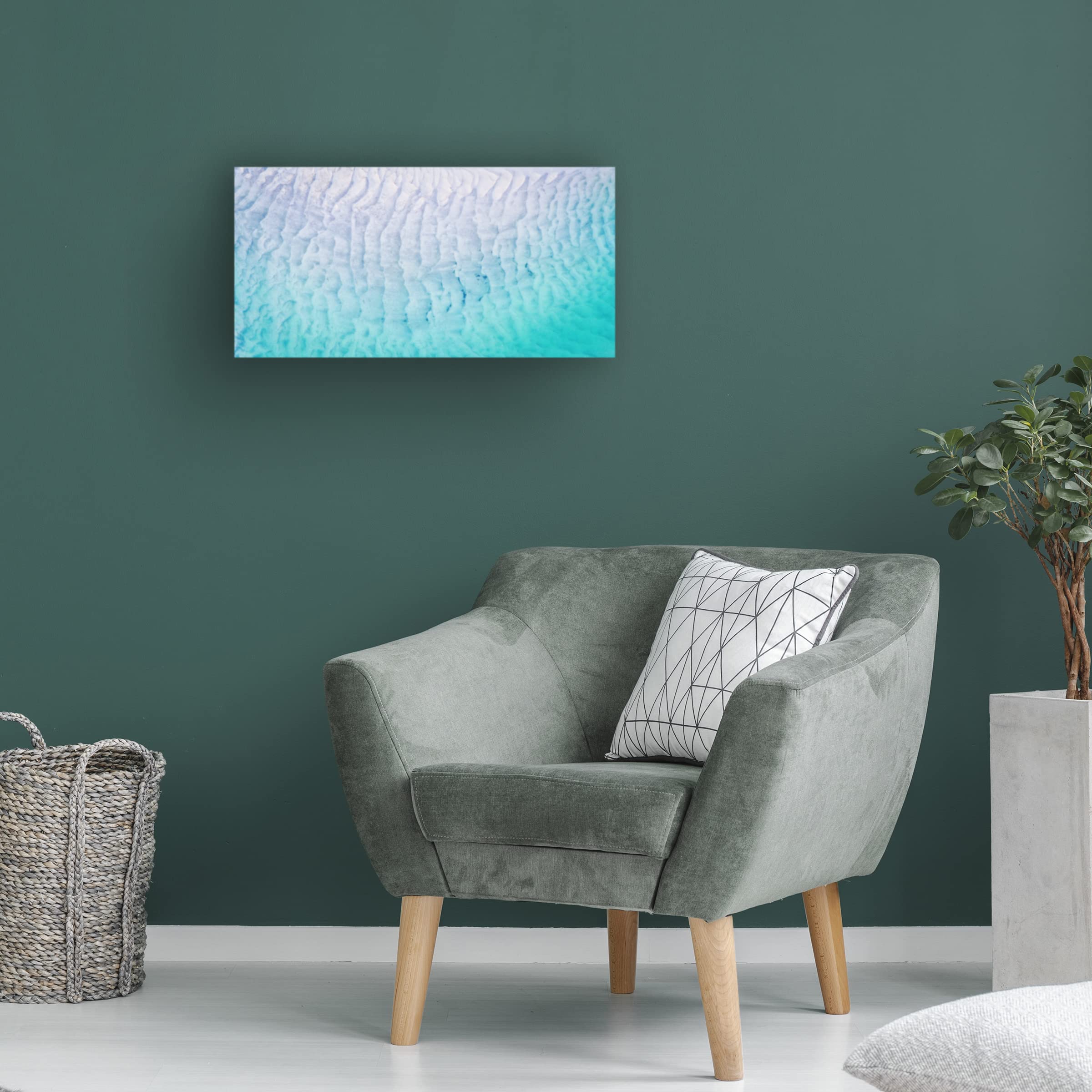 Trademark Fine Art 'Created by Nature 2' Canvas Wall Art by Beata Czyzowska Young - Nature Inspired Landscape Painting for Living Room, Bedroom & Office Decor