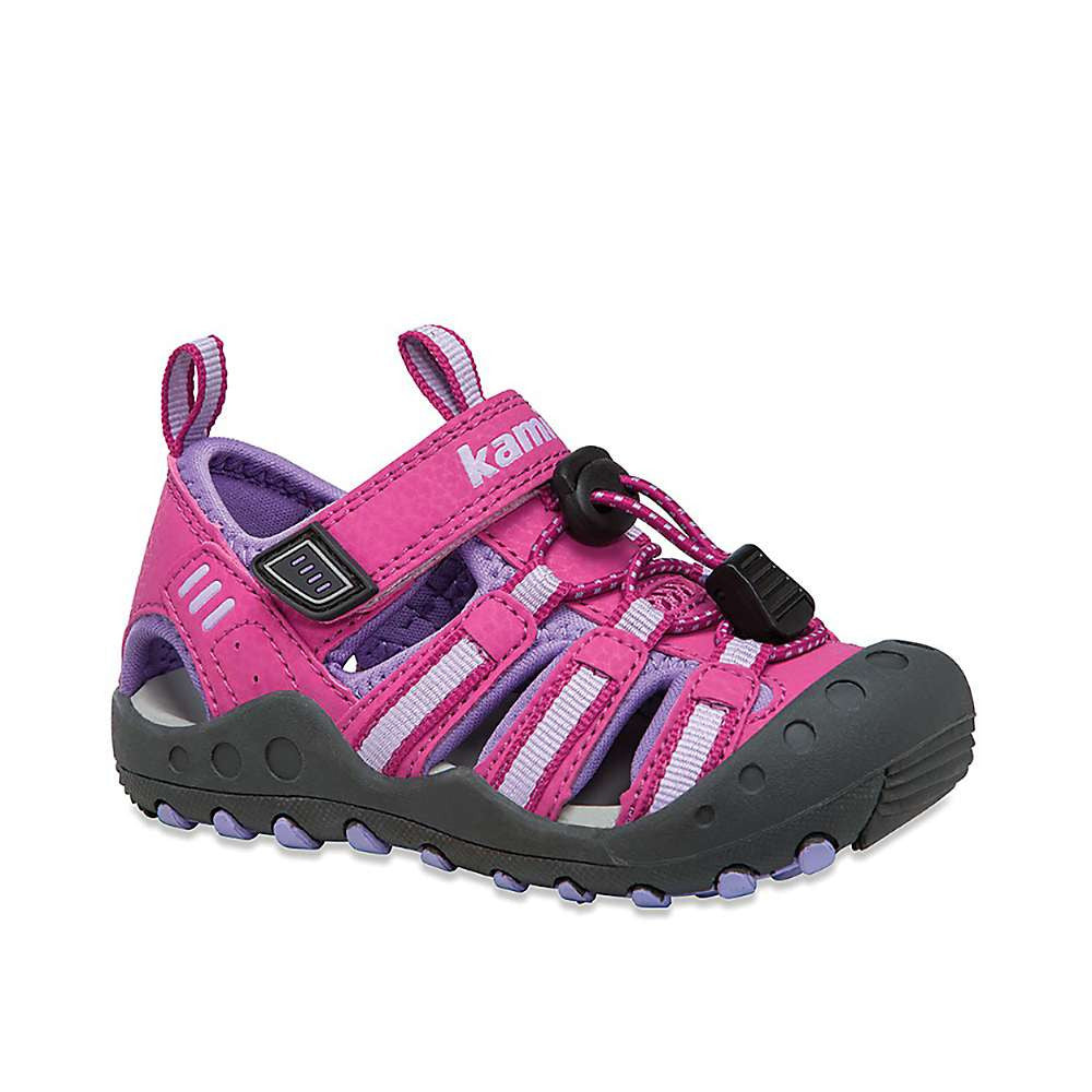 Kamik Fuchsia Crab Kids' Water Sandals - Comfortable & Durable Beach Shoes for Boys & Girls - Perfect for Summer, Pool, and Outdoor Play