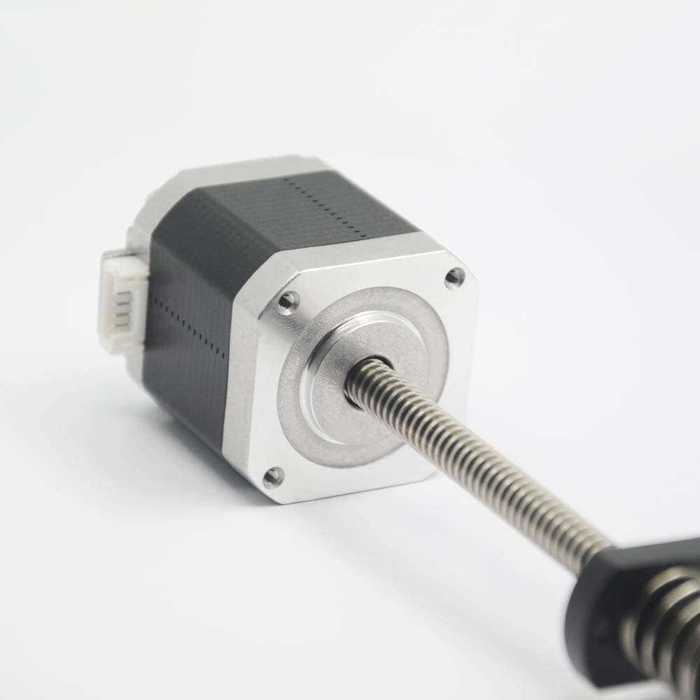 NEMA 17 Stepper Motor with Integrated TR8x2 2mm Lead & 310mm T8 Lead Screw - High Precision for 3D Printer Z Axis, CNC Machines | Perfect for DIY Projects, Robotics & Automation Systems