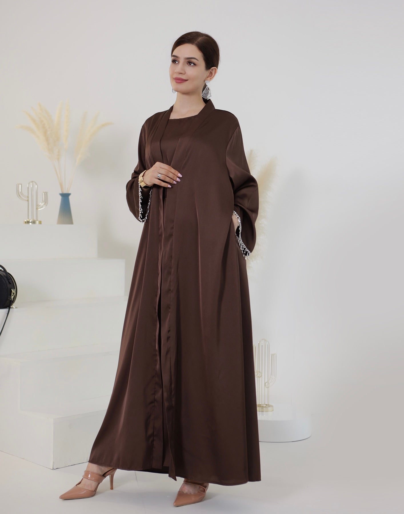 Lola 3-Piece Set - Chocolate Brown Women's Loungewear for Comfort & Relaxation at Home