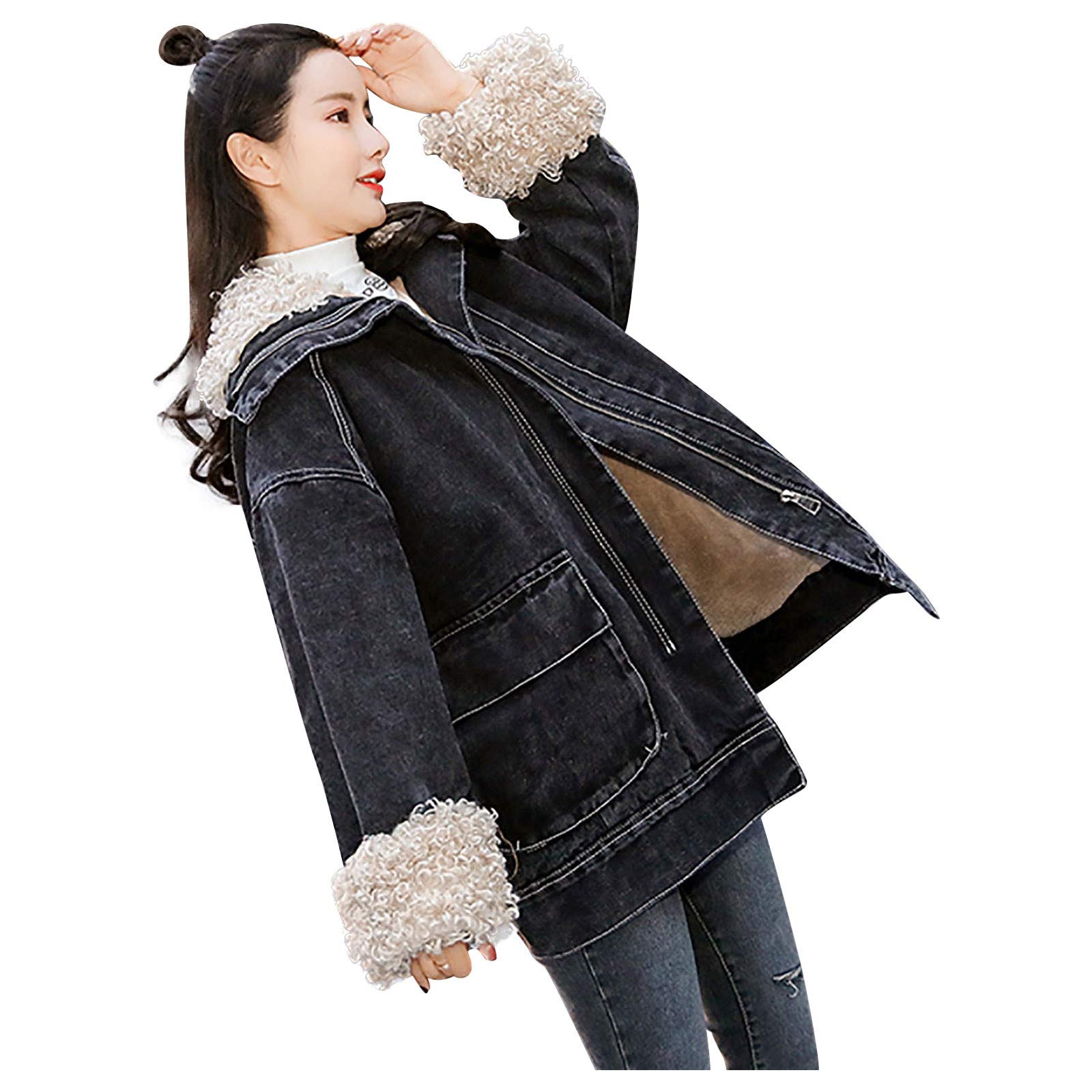 Miximx Women's Long Cardigan Jacket - Lightweight Long Sleeve Open Front Top Coat with Spaghetti Strap | Cozy Outerwear for Fall, Winter & Spring | Perfect for Office, Travel & Casual Wear