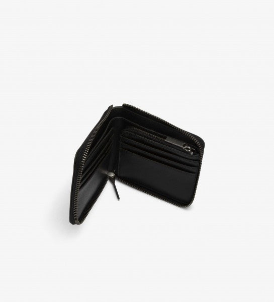 Matt & Nat Vegan Leather Watson Wallet in Black - Stylish & Eco-Friendly RFID Blocking Bifold Wallet for Men & Women - Perfect for Everyday Use, Travel & Business