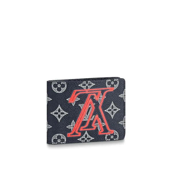Authentic LV Monogram Upside Down Canvas Multiple Wallet - Luxury Designer Card Holder for Men & Women - Perfect for Travel, Business & Everyday Use