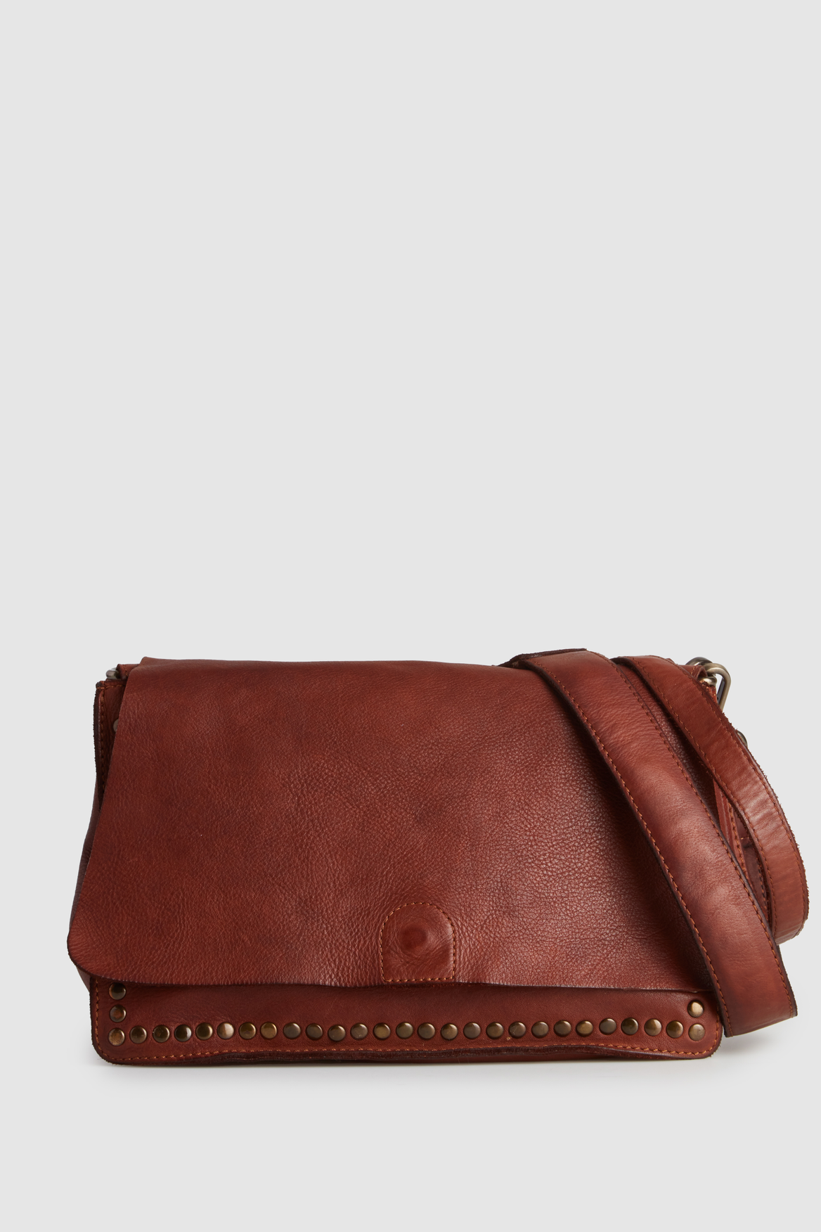 AriStud Genuine Leather Flap Crossbody Bag for Women - Stylish & Durable Shoulder Purse for Daily Use, Travel, and Work