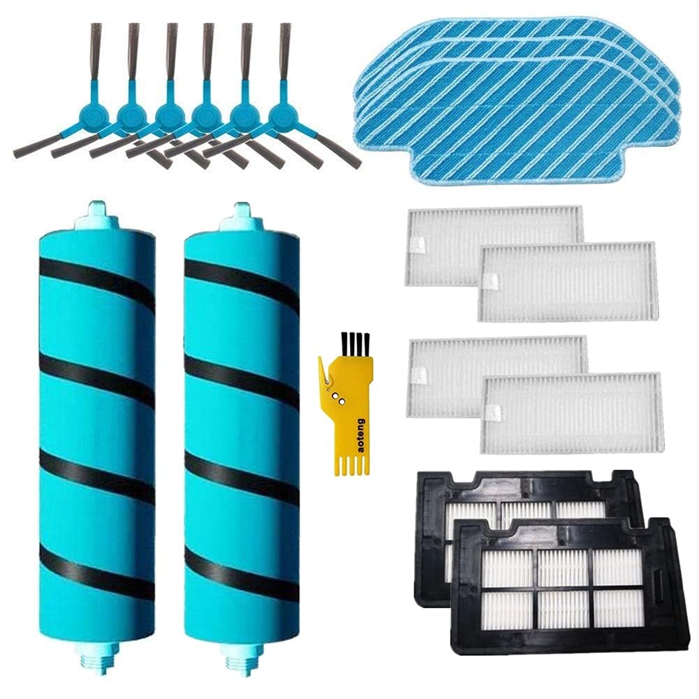 Original Title: Qgg Robot Filter Replacement HEPA Filter Main Brush FIT for Cecotec Conga 5090 Robot Vacuum Cleaner Replacement Parts Side Brush Filters Mop Cloth Accessories Replacement Accessories Kit Robotic    Optimized Title:   **Cecotec Conga 5090 Robot Vacuum Cleaner Replacement Parts Kit - HEPA Filter, Main Brush, Side Brush, Mop Cloth | Compatible Accessories for Efficient Cleaning | Ideal for Pet Hair, Dust & Hard Floors**