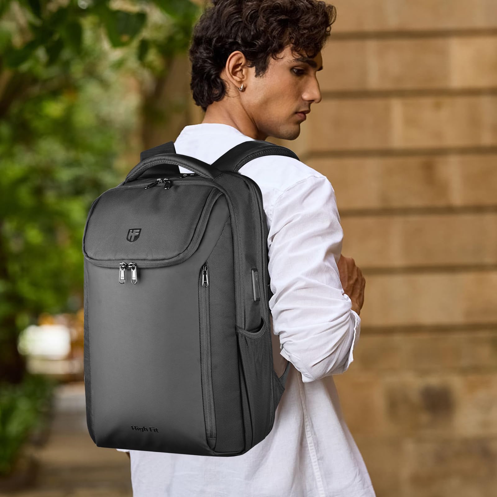 Premium 17.3 Inch Laptop Backpack for Men & Women - Waterproof Business Travel Backpack with USB Charging Port, TSA Approved Airline Carry-On - Perfect for Work, College, Commuting & Business Trips