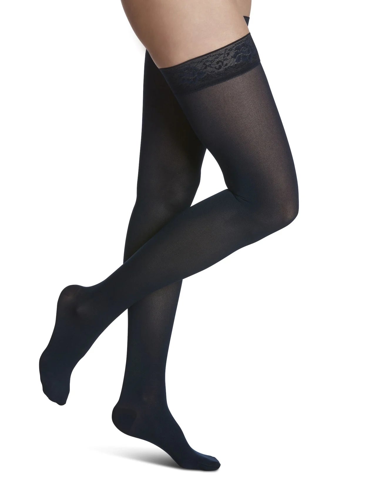 Sigvaris Soft Opaque Thigh High Compression Stockings 20-30 mmHg for Women - Medical Support for Varicose Veins, Swelling & Circulation - Perfect for Travel, Work & Daily Comfort