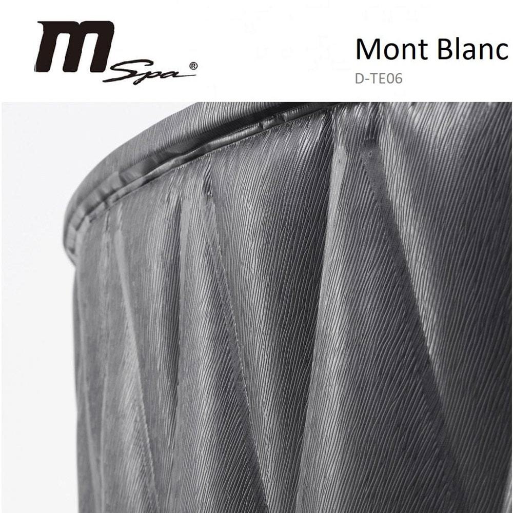MSpa Mont Blanc 4-Person Inflatable Bubble Hot Tub with 120 Air Jets - Portable Outdoor Spa for Relaxation, Hydrotherapy & Backyard Parties (Model MB049)