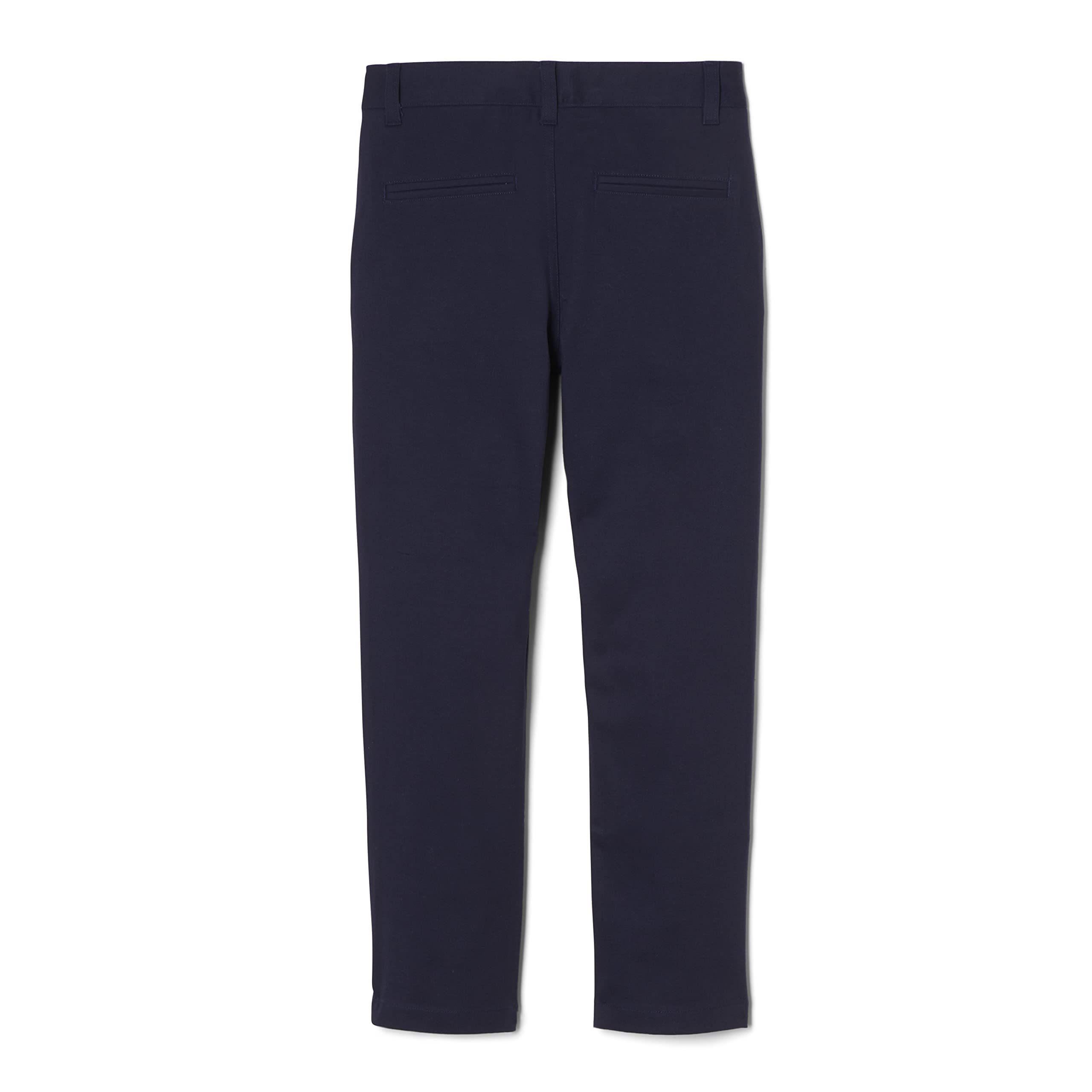 French Toast Boys' Adjustable Waist Straight Fit Stretch Twill Chino Pants for School, Play & Casual Wear | Comfortable Kids' Dress Pants for Everyday Use