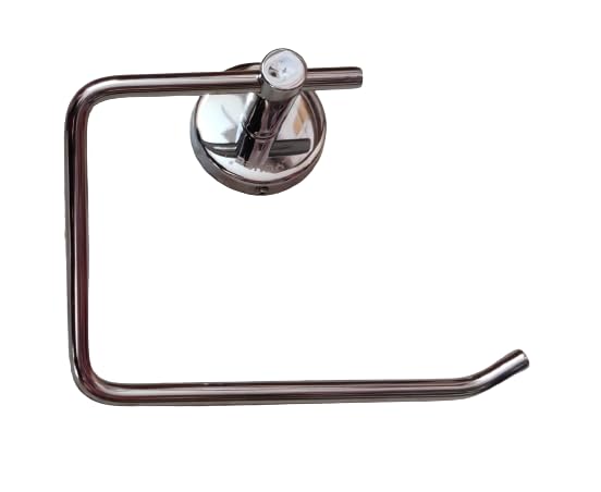 NTCD Lotus Towel Ring - Chrome Finish Bathroom Accessory for Modern & Luxury Home Decor - Perfect for Bathrooms, Powder Rooms & Spa Settings