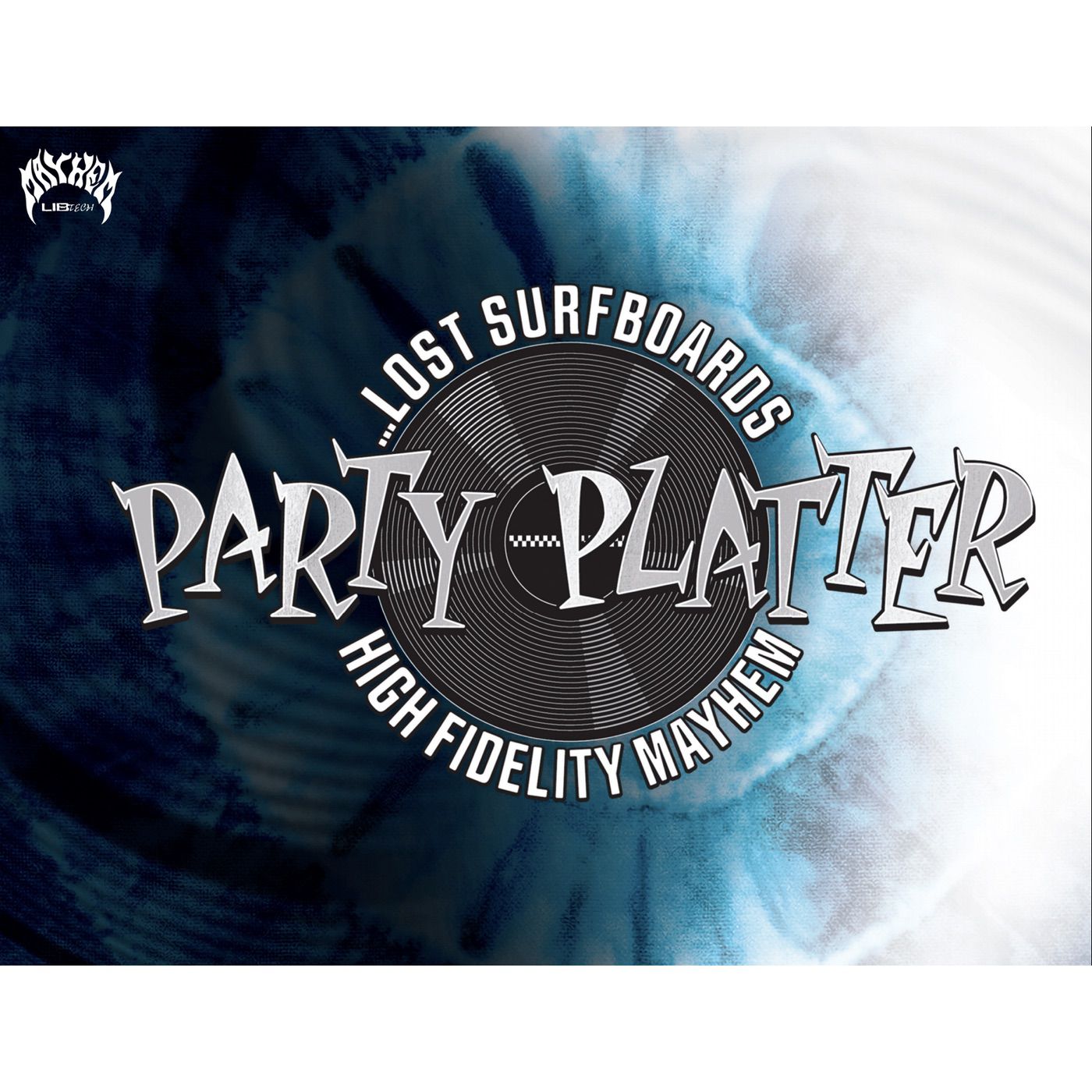 Libtech Lost Party Plater 5'7 Surfboard - FCSII Fin System Compatible - Perfect for Small Waves & Beach Breaks