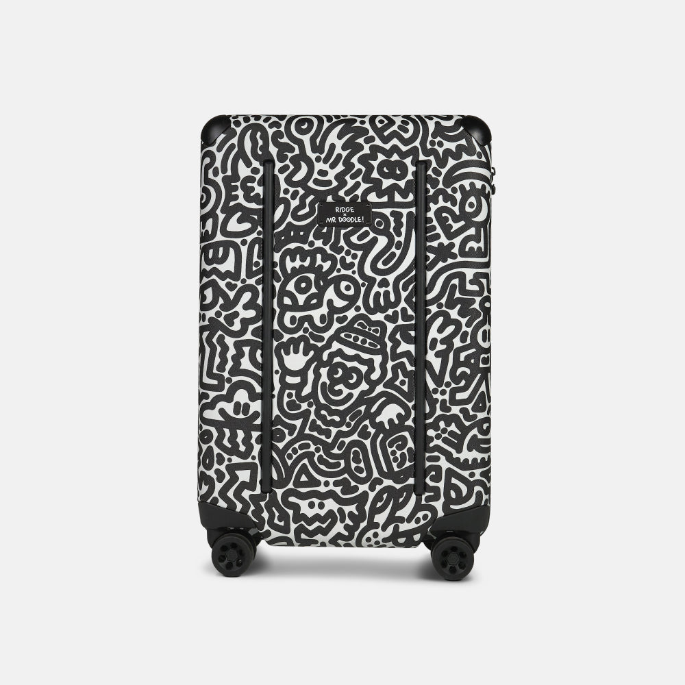 The Ridge Carry On Mr Doodle Limited Edition Travel Backpack - Lightweight Durable Luggage for Business & Weekend Trips - Perfect for Airplane, Commuting & Urban Adventures