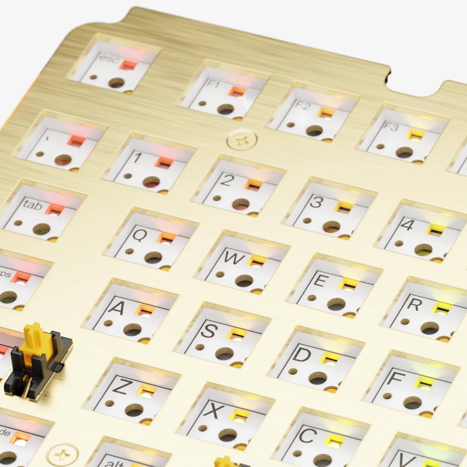 GMMK 3 Mechanical Keyboard Switch Plates - Compatible with GMMK 3 60% 65% 75% Layouts - Aluminum Steel PC Material - Perfect for Gaming Typing & Custom Keyboard Builds