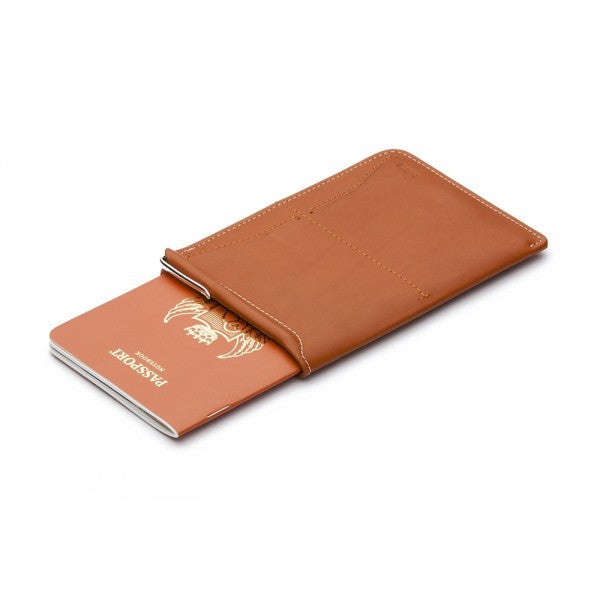 Bellroy Premium Leather Passport Sleeve Wallet - RFID Blocking Travel Organizer for Men & Women | Perfect for Airports, Business Trips & International Travel