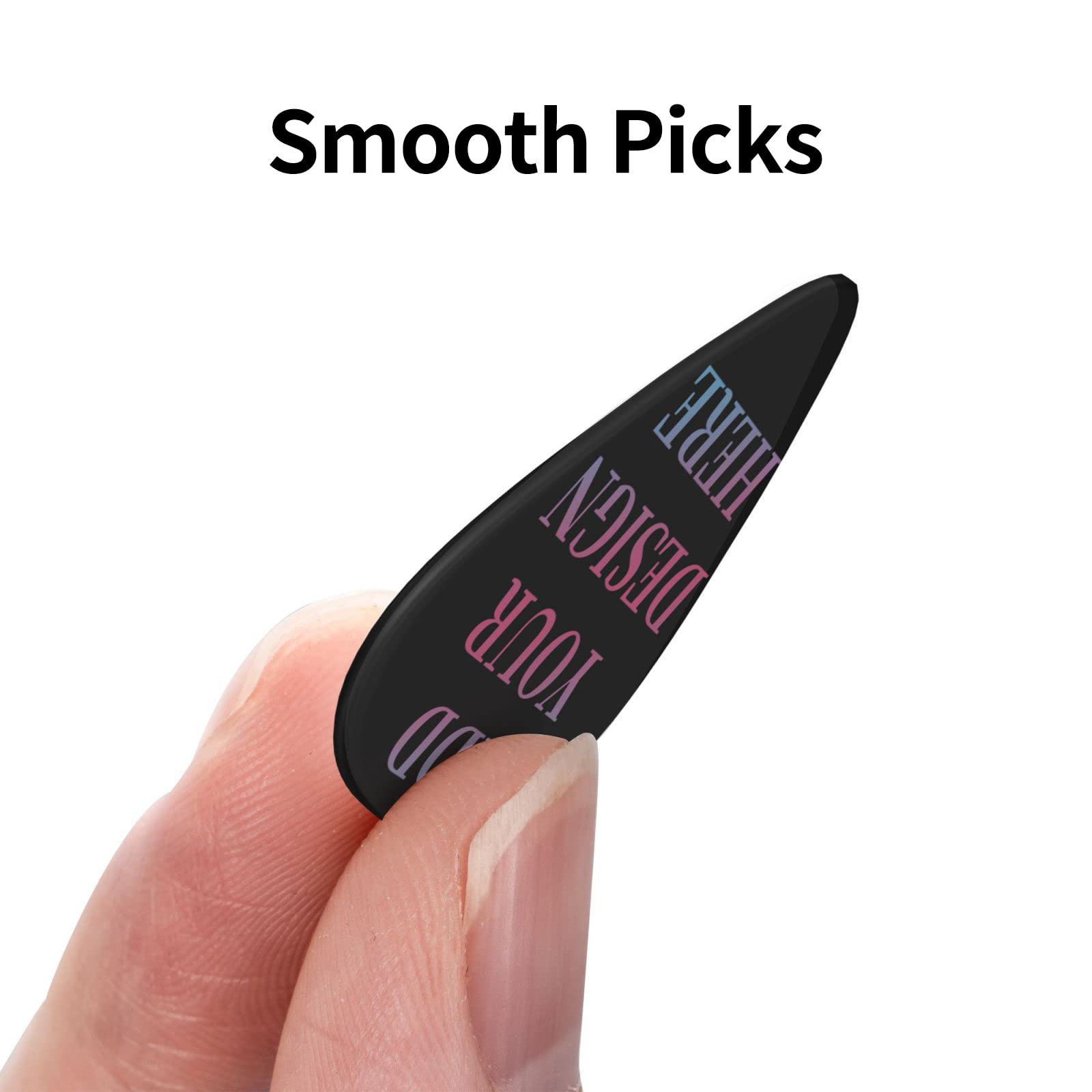 Custom Guitar Picks 6-500 Pack - Personalized with Name, Text, Picture & Logo - Best Memorial Gifts for Guitar Players, Dad, Boyfriend - Ideal for Bass, Ukulele & Guitar Accessories - Perfect for Gifts, Concerts & Music Practice