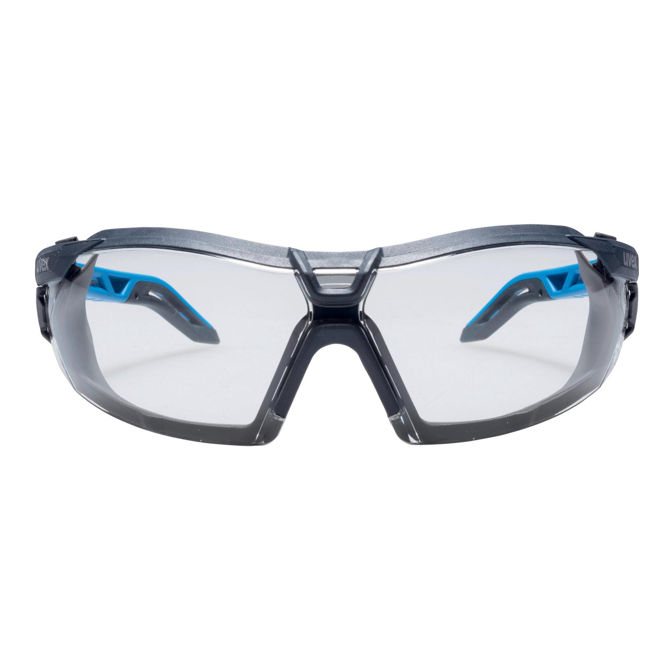 UVEX I 5 Safety Glasses - Anti Fog, Scratch Resistant & Chemical Resistant Protective Eyewear for Construction, Lab Work & Industrial Safety
