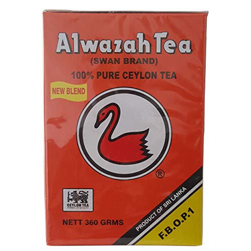 Alwazah Triple Traders Pure Ceylon Loose Tea - 12.7oz (360g) Pack of 10 | Premium Black Tea for Iced Tea, Tea Bags & Hot Brewing | Perfect for Home, Office & Gifting