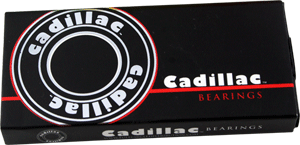 High-Speed Cadillac Abec 5 Skateboard Bearings - Single Set for Smooth Rolling & Longboard Performance | Perfect for Street Skating, Park Riding & Commuting