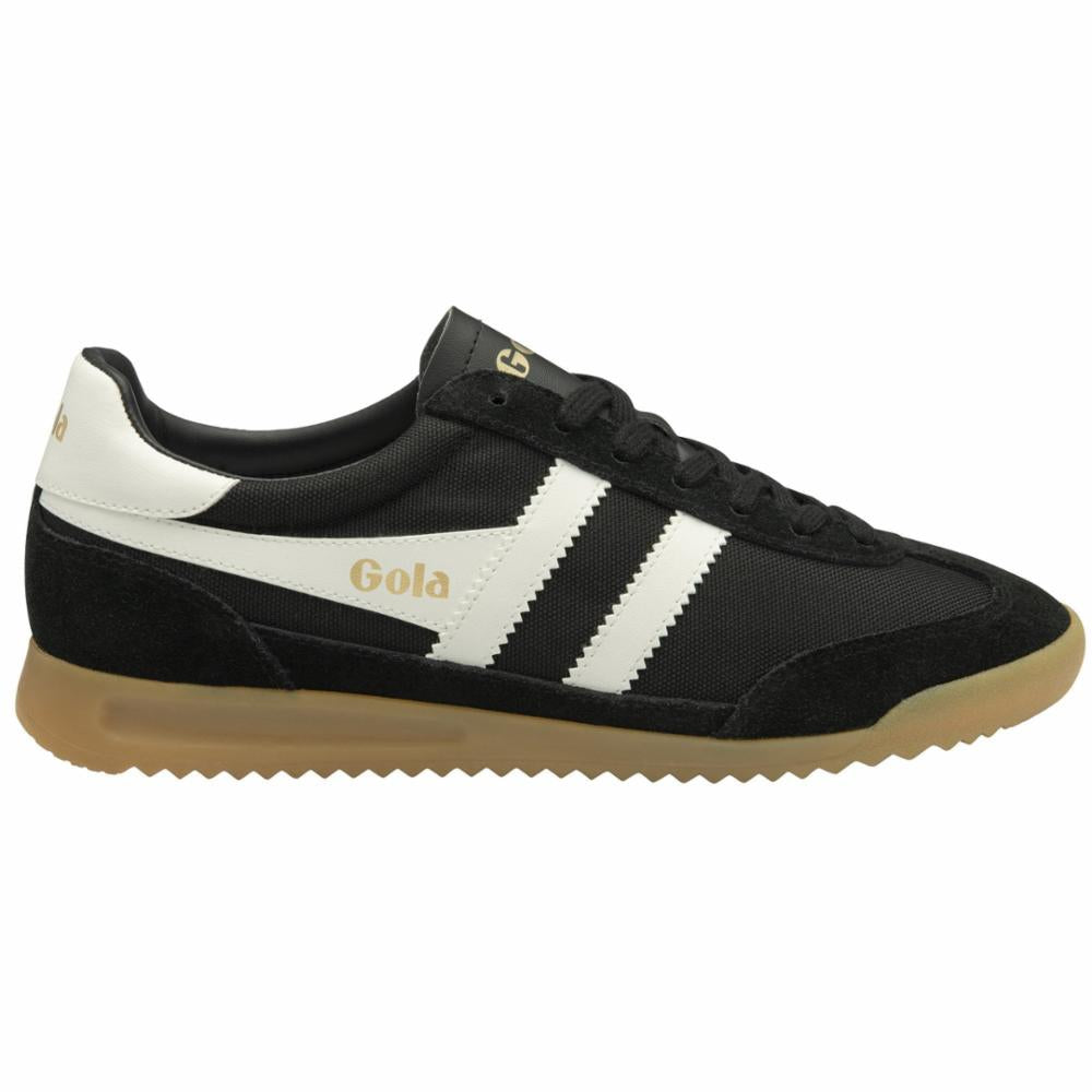Gola Men's Tornado Black & Off White Sneakers - Classic Retro Running Shoes for Men | Casual Wear, Gym & Street Style Fashion