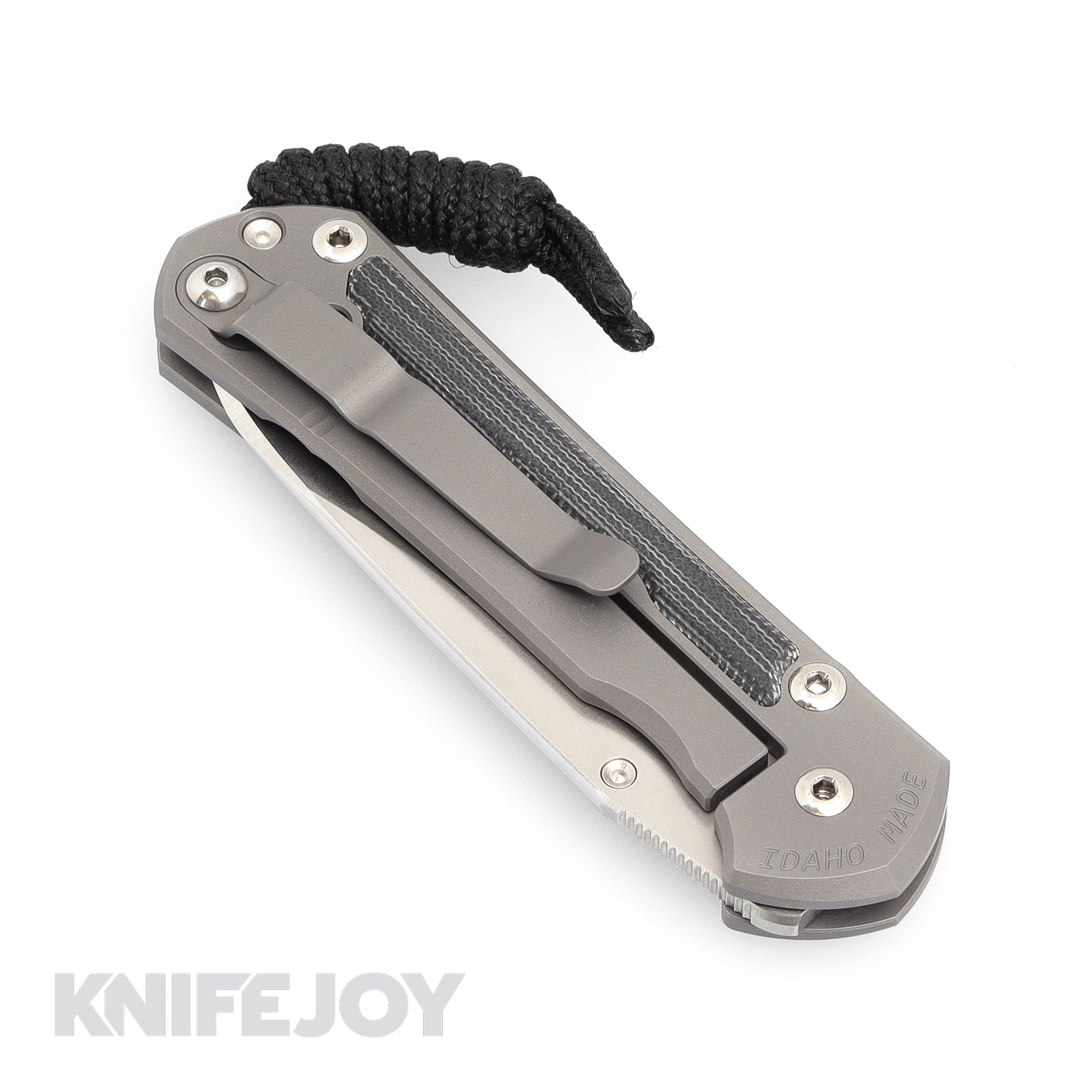 Chris Reeve Small Sebenza 31 Plain Insingo Folding Knife - Magnacut Blade, Black Canvas Micarta Inlay, Glass Blasted Titanium Handles - EDC, Outdoor, Camping & Survival Tool