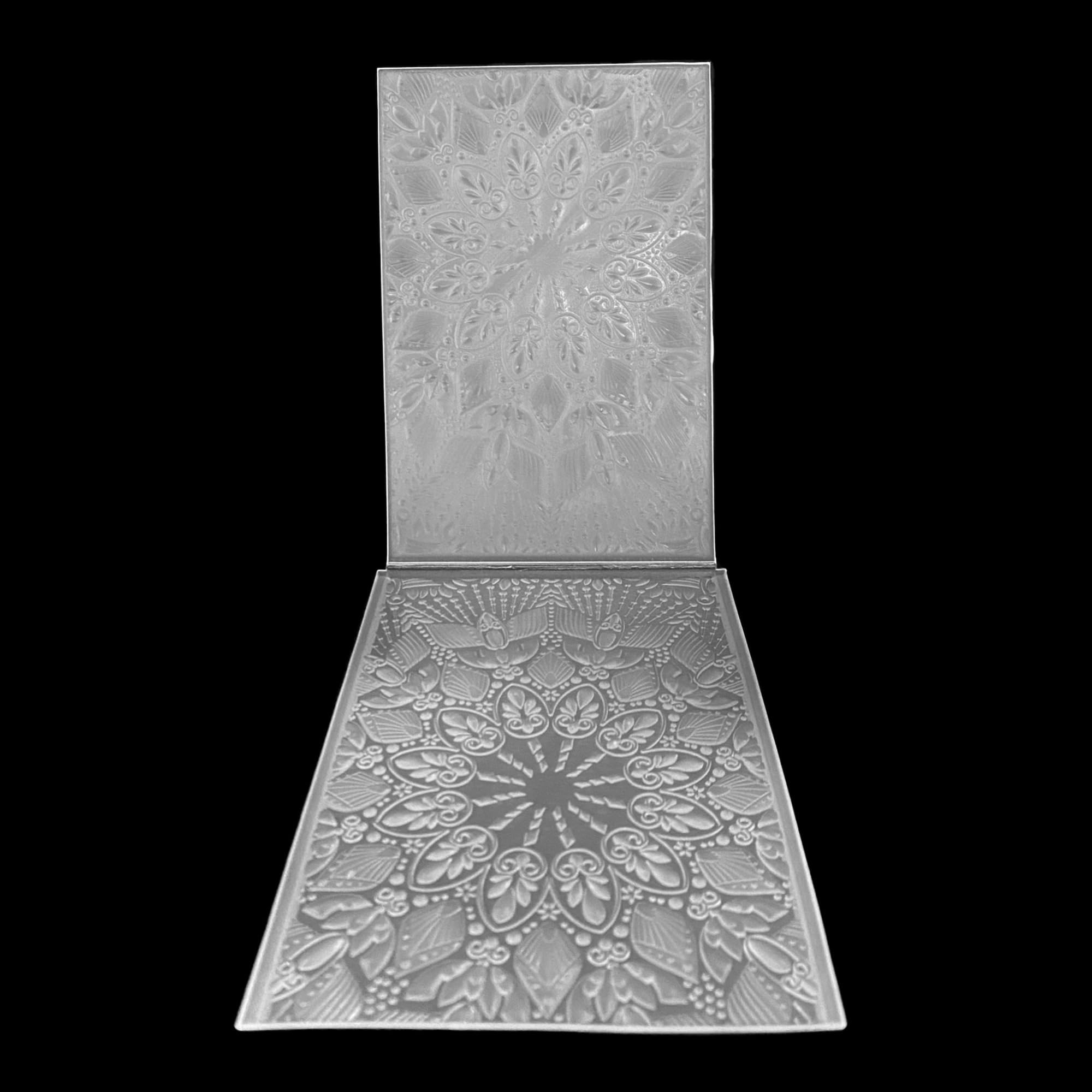 Floral Christmas Embossing Folders for Card Making - DIY Scrapbooking & Stamping Supplies - Perfect for Holiday Greeting Cards, Gift Tags, and Paper Crafts (Set of 4)