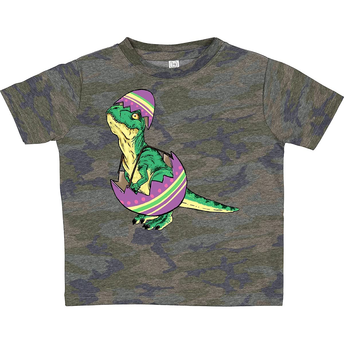 Easter Baby T-Rex in Egg Cute Toddler T-Shirt - Dinosaur Themed Easter Outfit for Boys & Girls - Perfect for Easter Egg Hunts & Spring Celebrations