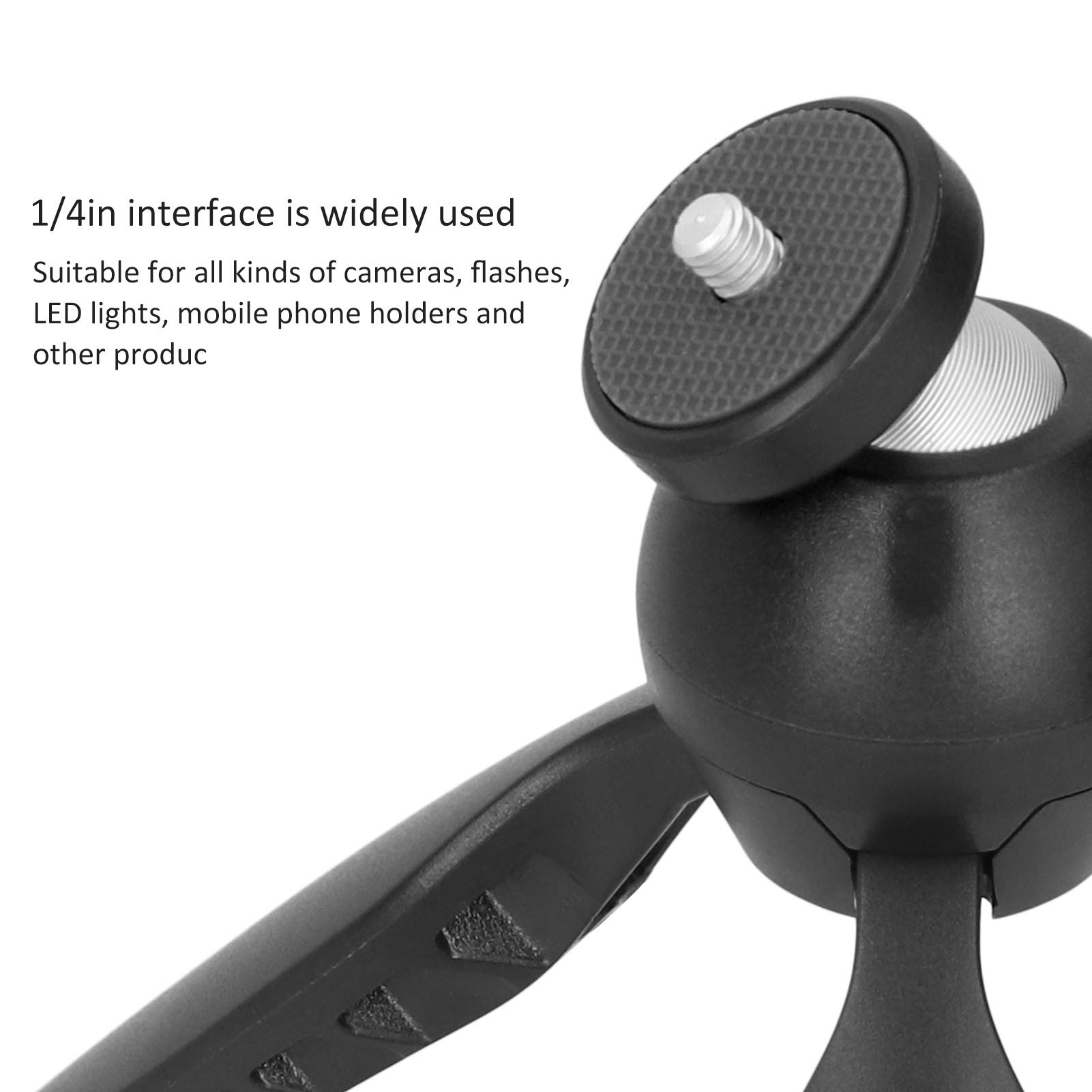 Compact Tabletop Tripod with 1/4