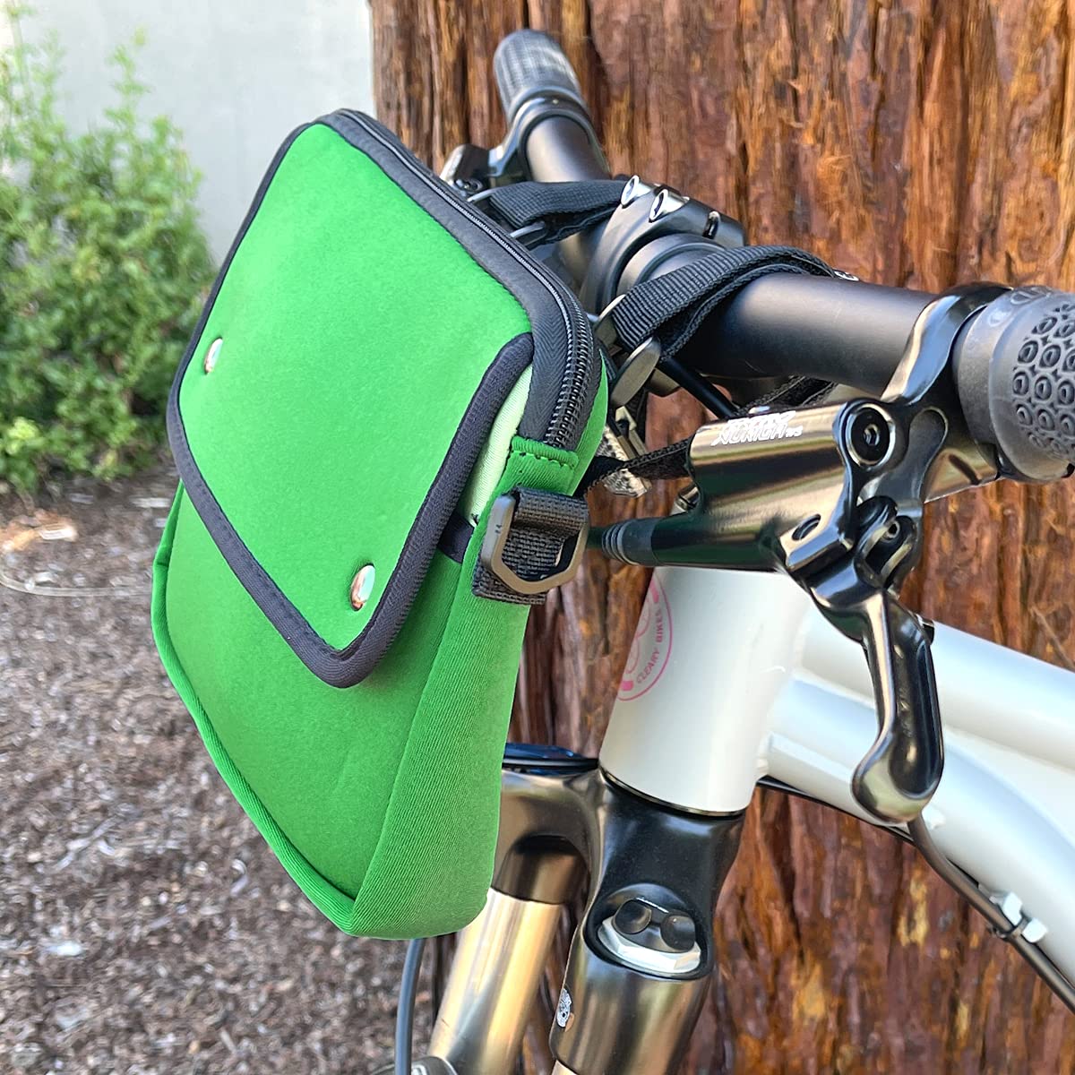 Allydrew Waterproof Bike Handlebar Bag - Durable Cycling Storage Pouch for Tools, Phone & Accessories - Perfect for Mountain Biking, Commuting & Outdoor Adventures