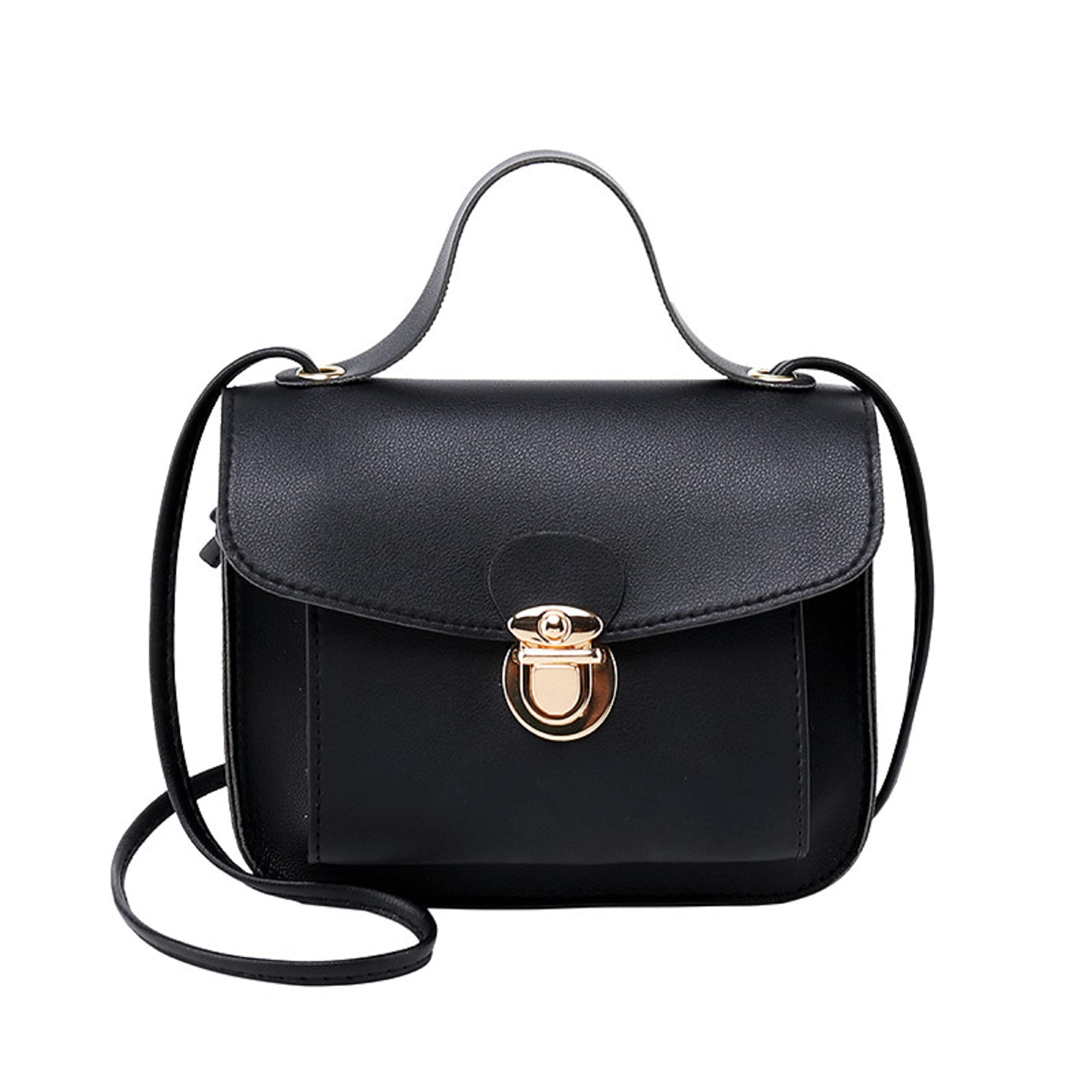 PKSANIT Women's Lightweight Crossbody Shoulder Bag with Double Pockets - Perfect for Travel & Daily Use