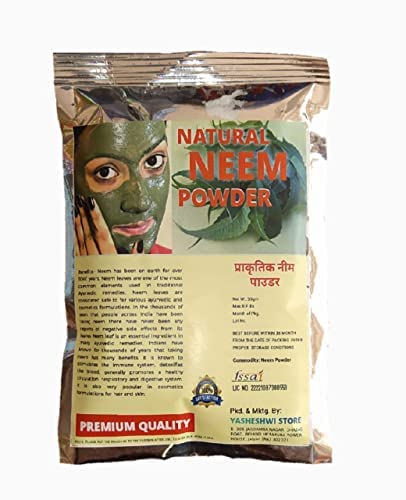 Organic Neem Powder Face Pack for Acne & Pimples - Clear Skin & Healthy Hair Treatment - 100% Pure & Natural - 100g (Pack of 1) | Best for Acne-Prone Skin, Oily Skin Care & Hair Growth | DIY Beauty Mask for Glowing Complexion