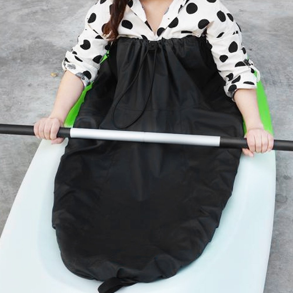 Adjustable Nylon Kayak Spray Skirt - Waterproof Cockpit Cover for Canoe & Surf Kayak | Kayaking Accessories for Water Sports & Outdoor Adventures