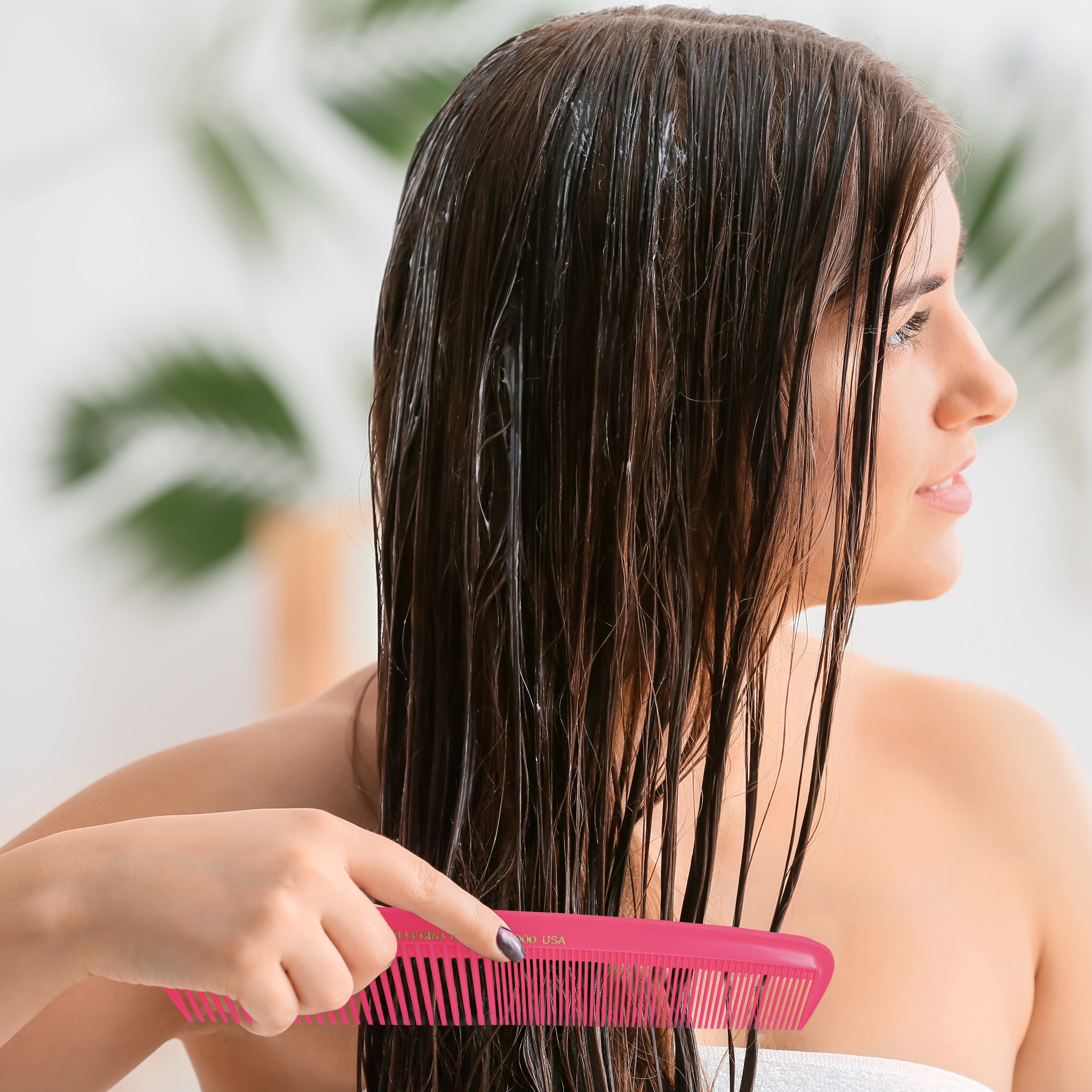 Allegro Combs #1000 X Large Styling Comb - Professional All Purpose Hair Comb for Thick & Curly Hair - Perfect for Salons, Styling & Detangling at Home