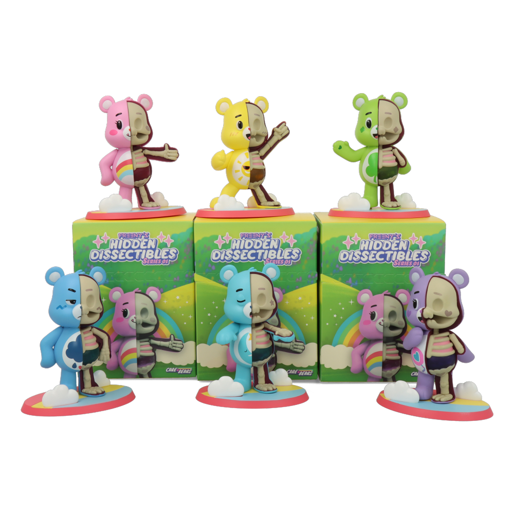 Freeny's Hidden Dissectibles: Care Bears Collectible Figures - Cute Plush Toy for Kids & Adults, Perfect for Birthday Gifts, Room Decor, and Disney Fans Collection
