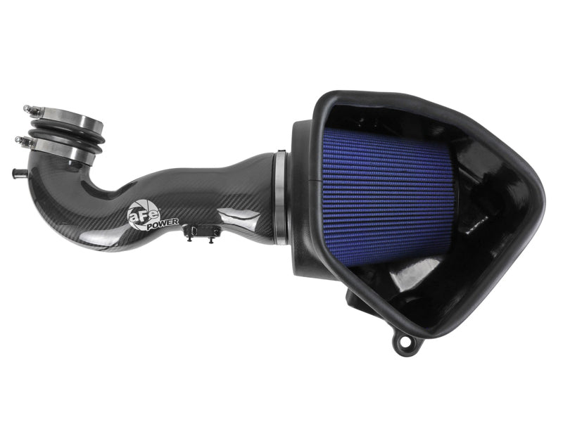 aFe 19-20 GM Trucks 5.3L/6.2L Track Series Carbon Fiber Cold Air Intake System with Pro 5R Filters - High Performance Air Intake for Silverado, Sierra & GMC Trucks - Off-Road & Street Racing Upgrade