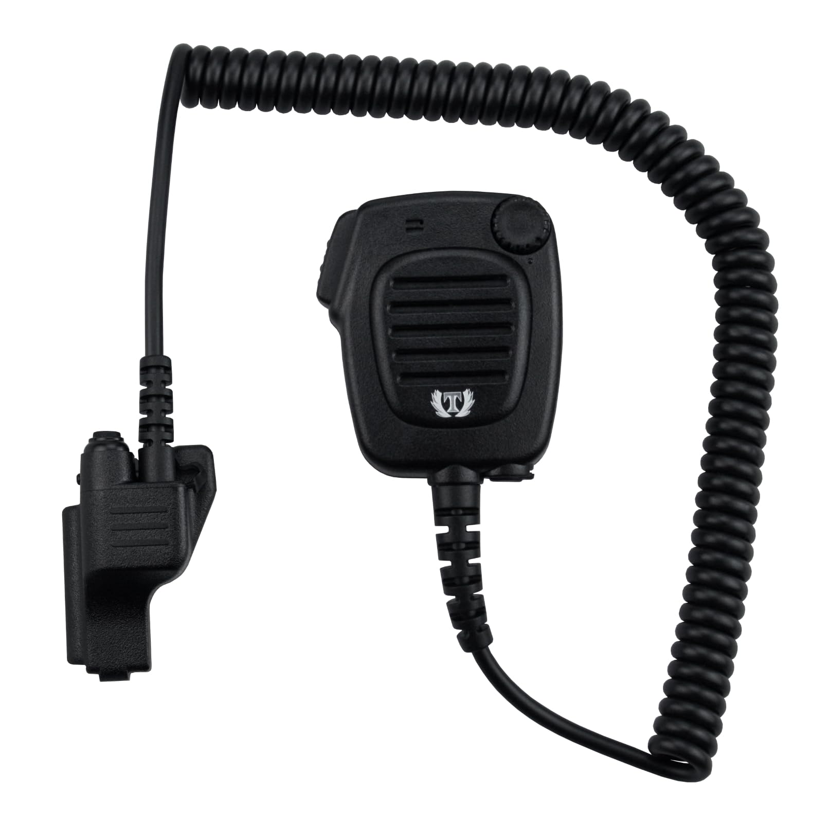 Titan Handheld Speaker Microphone for Motorola Radio HT-600/800 P2 - Durable Two-Way Communication Device for Construction, Security & Outdoor Adventures