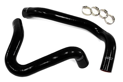 HPS 57-1331-BLK-1 Black Silicone Radiator Coolant Hose Kit - High Performance Cooling System Replacement for Cars, Trucks & SUVs - Perfect for Engine Overheating Prevention & Automotive Maintenance