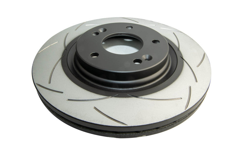 DBA 20 23 Hyundai Kona N Line Front Street Slotted Brake Rotors - High Performance Drilled & Slotted Disc Brakes for Enhanced Stopping Power in City Driving & Track Use