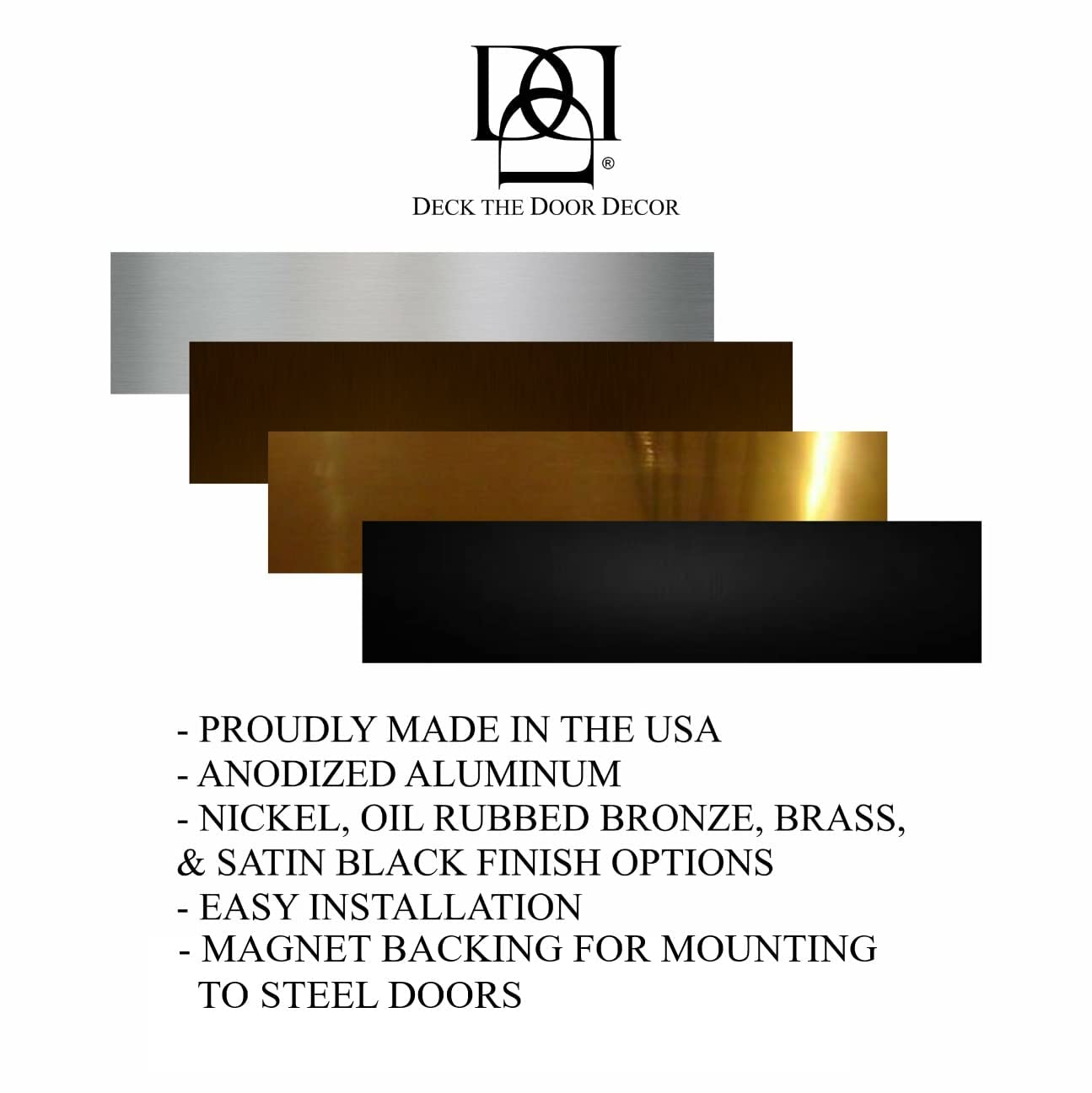 Premium Anodized Aluminum Door Kick Plate - 6