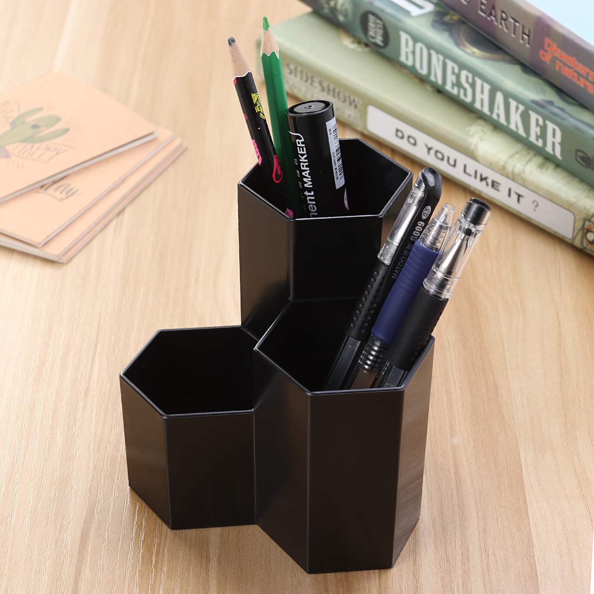 Creative Desktop Pen Holder - Practical Home & Office Storage Organizer for Pens, Pencils, and Stationery - Perfect for Work Desks, Study Tables, and Office Organization