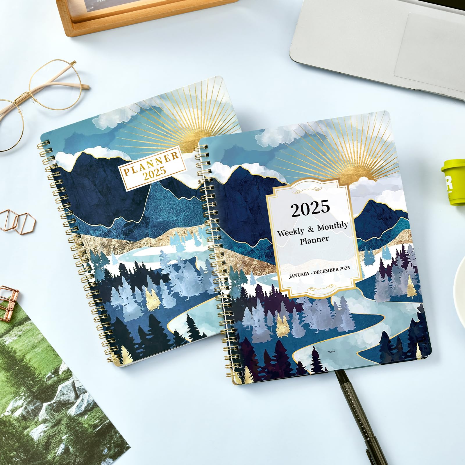 2025 Weekly & Monthly Planner - Spiral Bound 8
