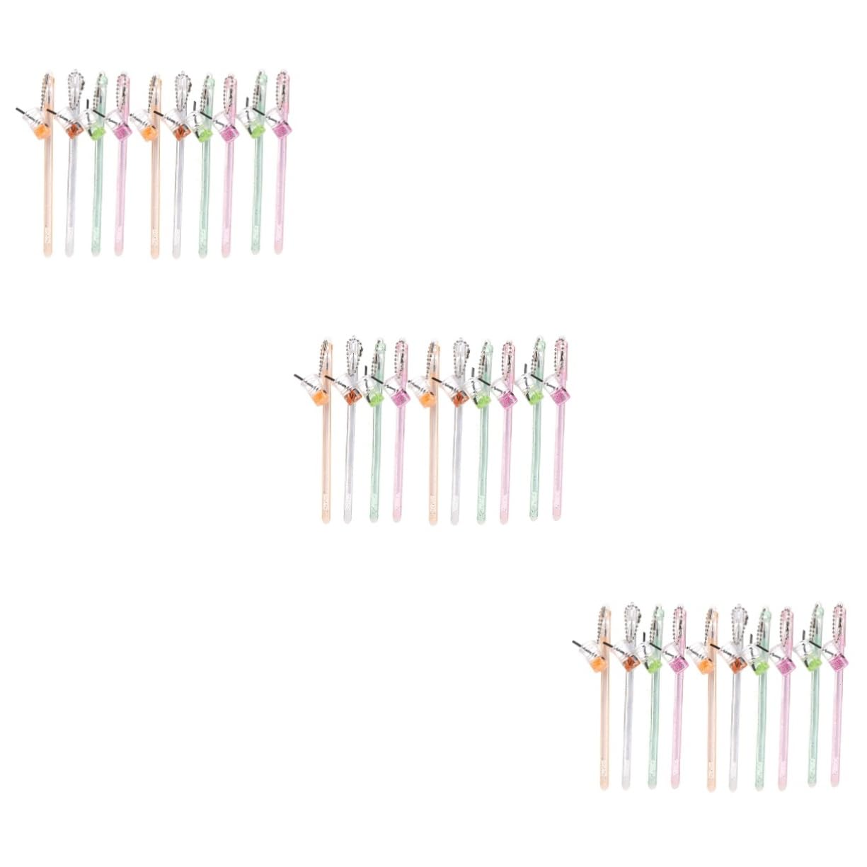 NUOBESTY 30-Pack Signature Ballpoint Pens - Smooth Writing Neutral Color Pens for School, Office & Christmas Gifts - Reusable Everyday Writing Essentials