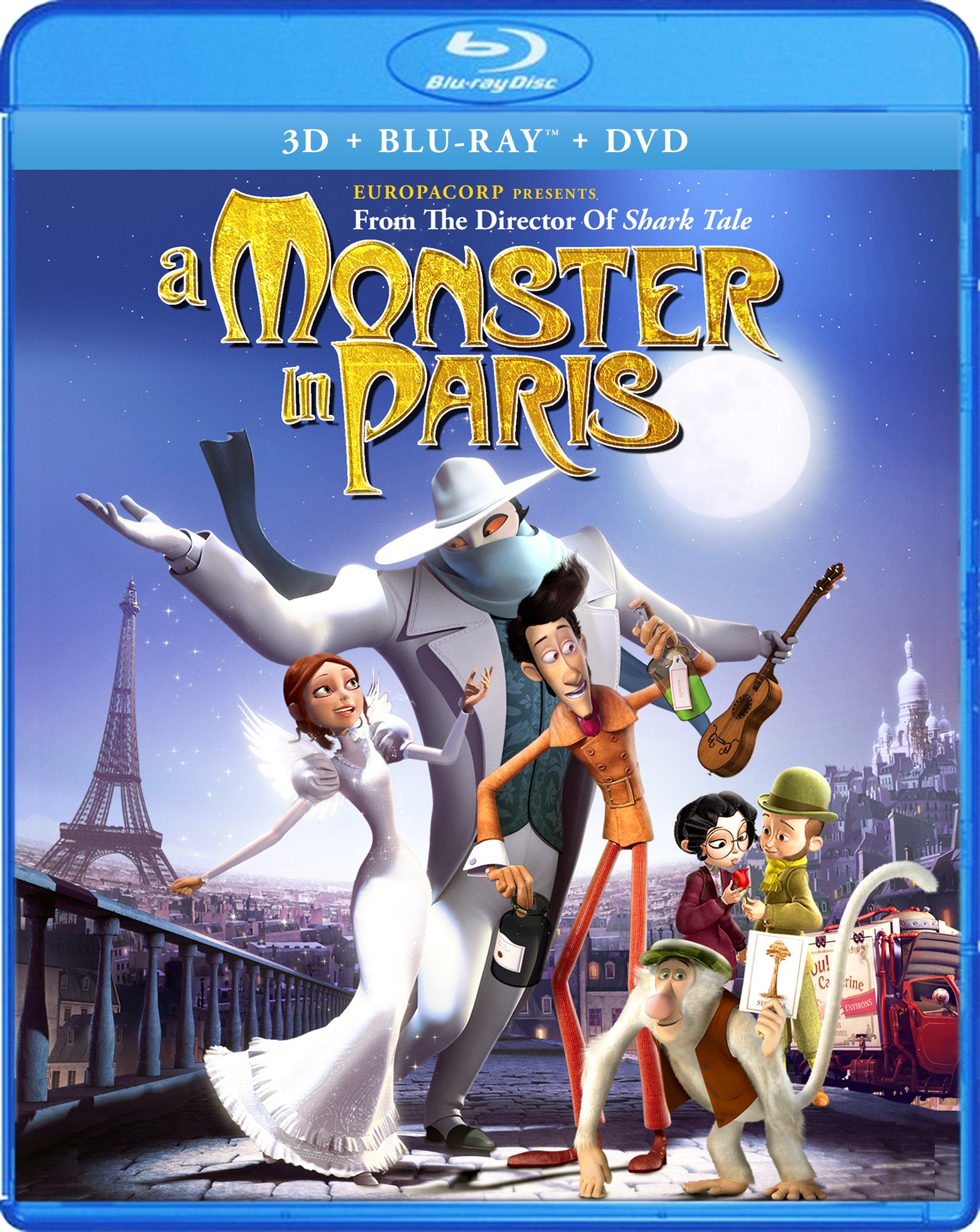 A Monster in Paris Blu-ray | Animated Family Movie | Perfect for Movie Nights & Kids Entertainment
