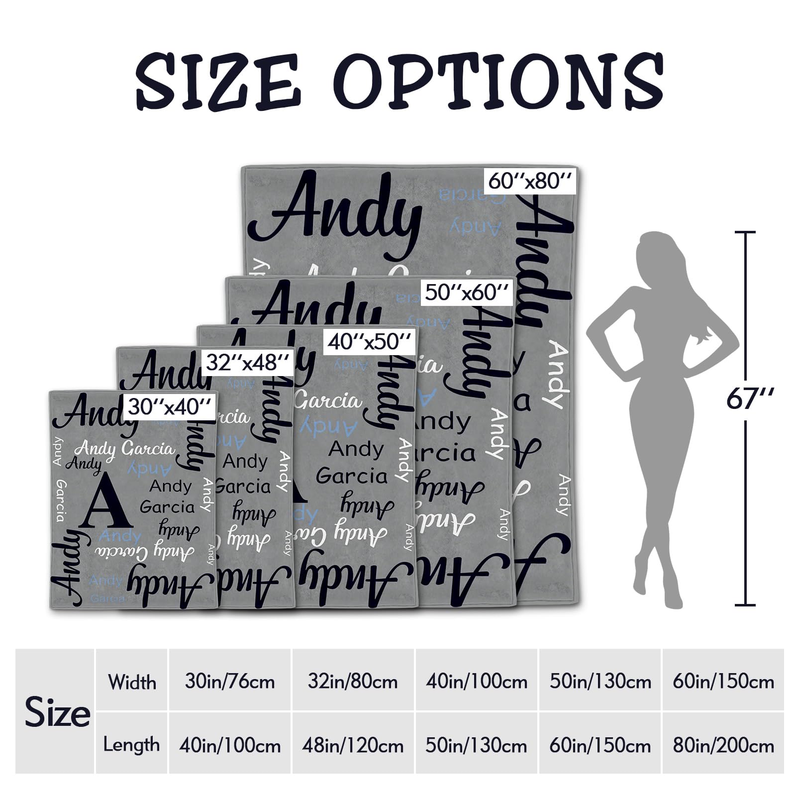 Personalized Yoke Style Baby Blankets for Girls & Boys - Custom Name Swaddle Blanket | Newborn, Toddler & Kids Gift for Baby Showers, Birthdays & Special Occasions | Perfect for Nursery, Travel & Photo Shoots