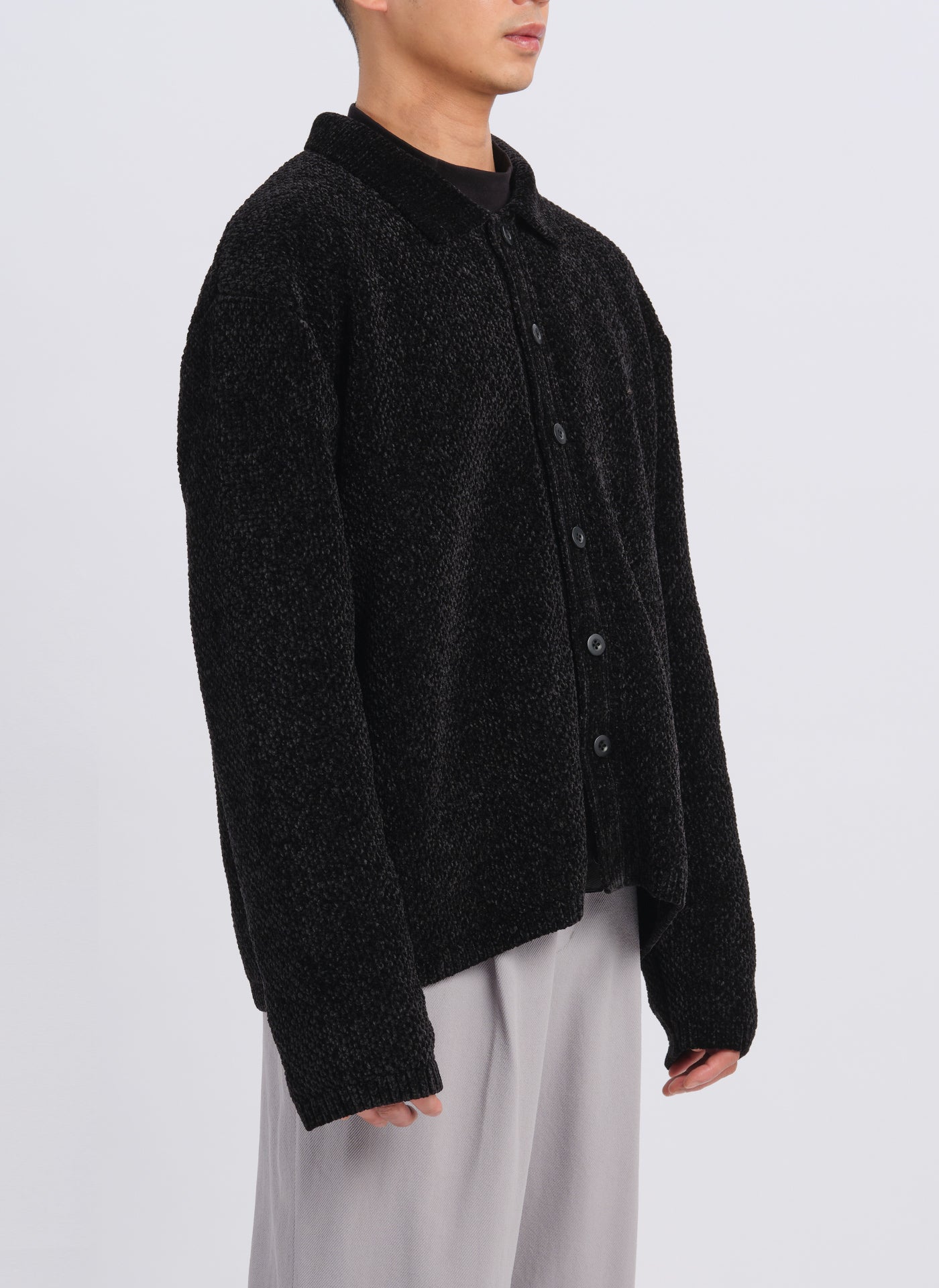 Stylish Polyester Velvet Knitted Coach Jacket for Men & Women - Perfect for Art, Crafts, and Casual Wear