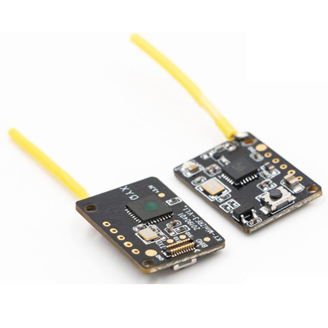 Flysky 2.4GHz KY-MiniZ RF3 AFHDS3 Mini Receiver for FS Noble NB4 MiniZ EVO RC Car & Truck - Compatible with Mini-Z, Drift, and Off-Road Remote Control Vehicles