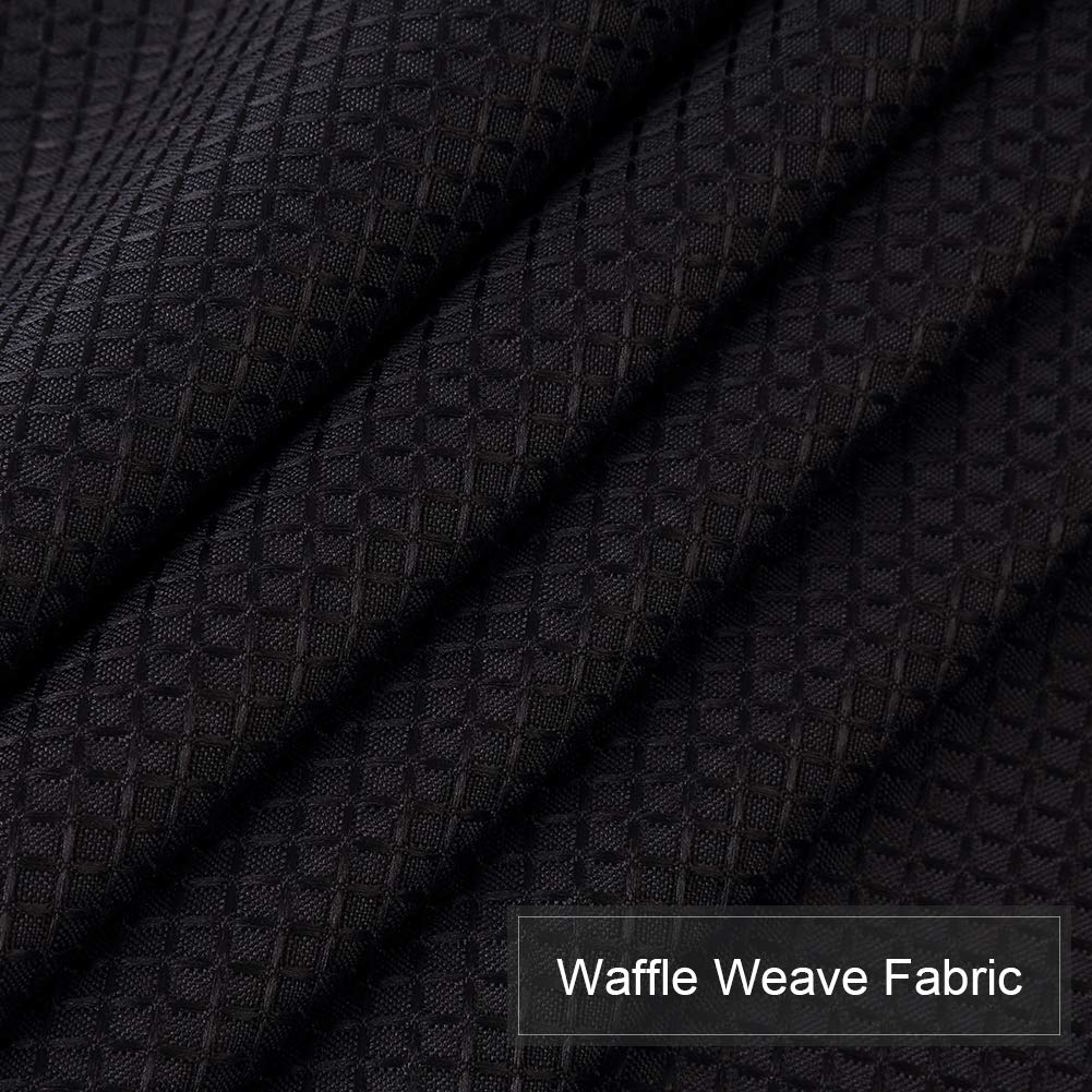 Waterproof Waffle Woven Shower Curtain Valance - 60