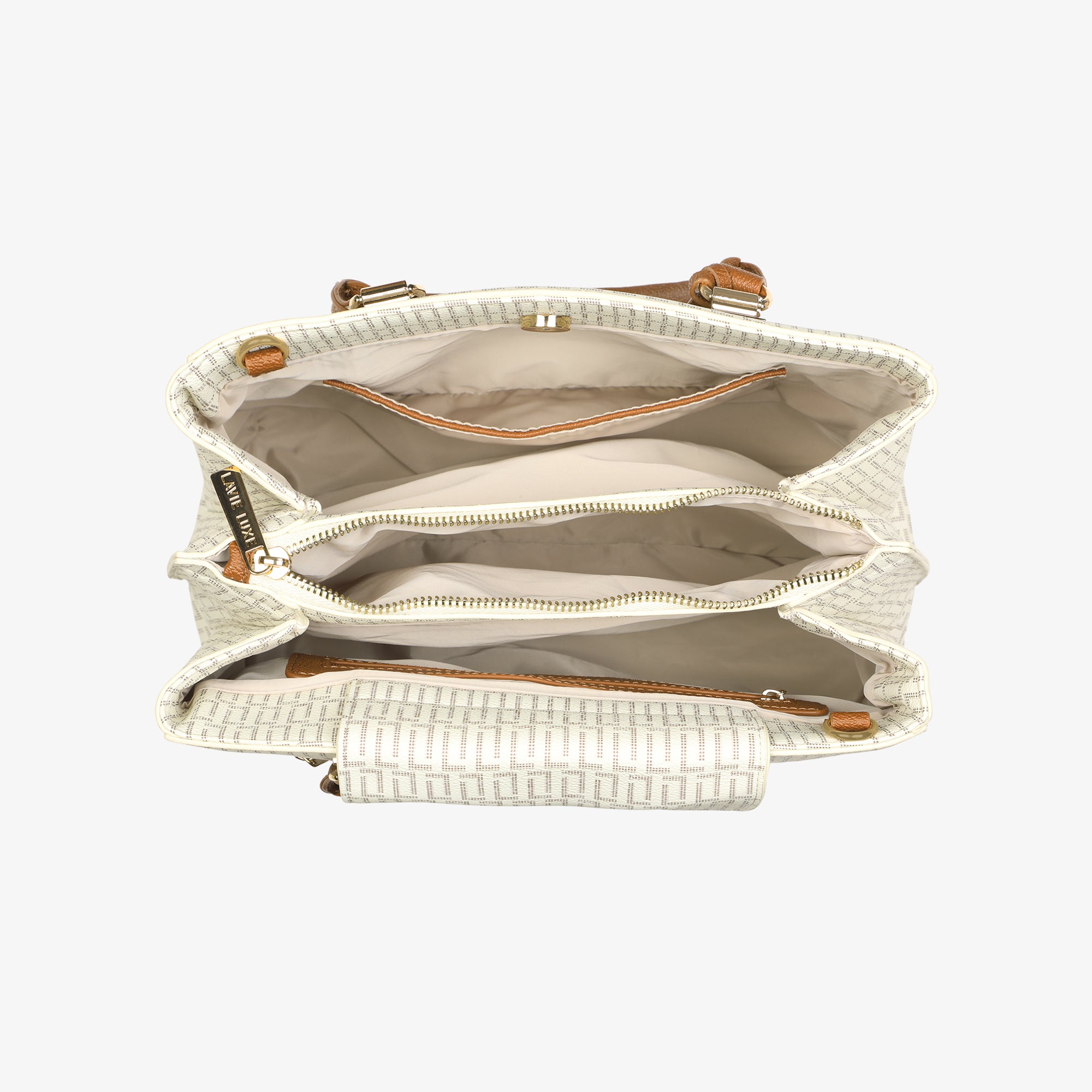 Nora 3 Compartments Medium Satchel Bag - Stylish Crossbody Purse for Women, Perfect for Work, Travel & Everyday Use
