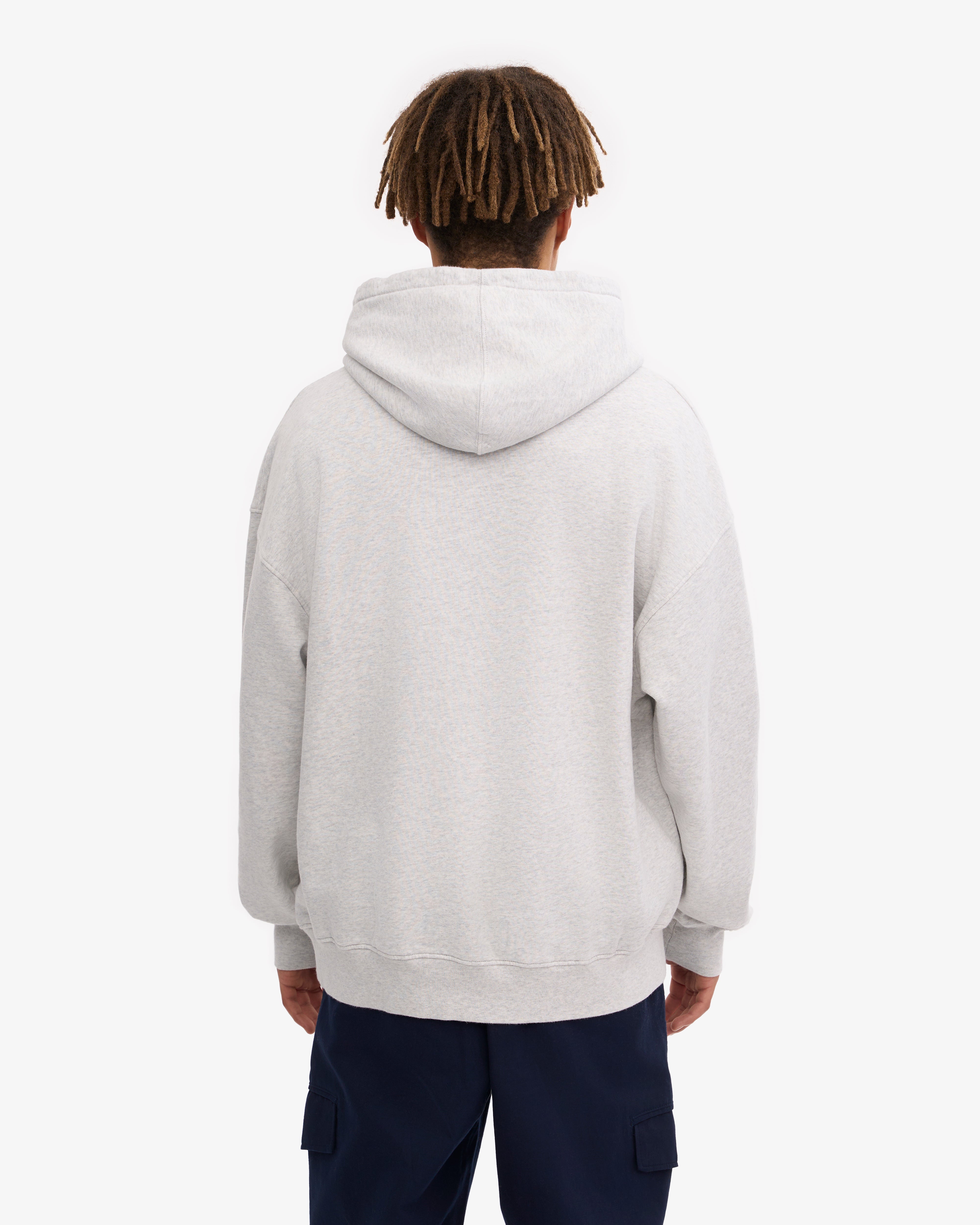 Organic Oversized Hoodie - Cozy Snow Melange Pullover for Men & Women | Perfect for Winter, Casual Wear & Outdoor Activities